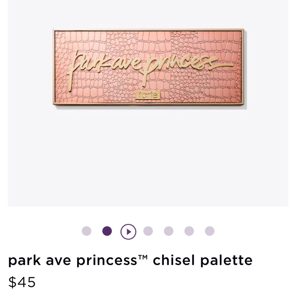 New Tarte Park Avenue Chisel Palette - Contour